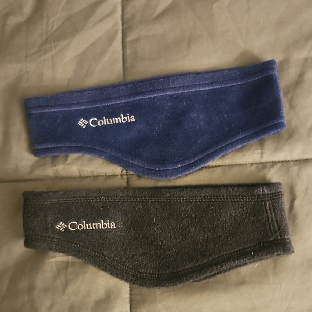 Columbia Fleece Headband Set - Navy & Black